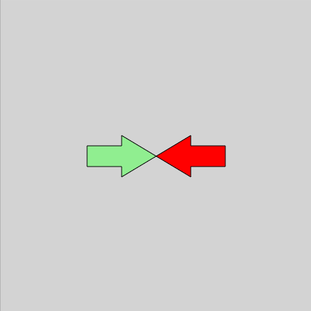 Head-to-head arrows